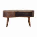 nordic chestnut wave coffee table
